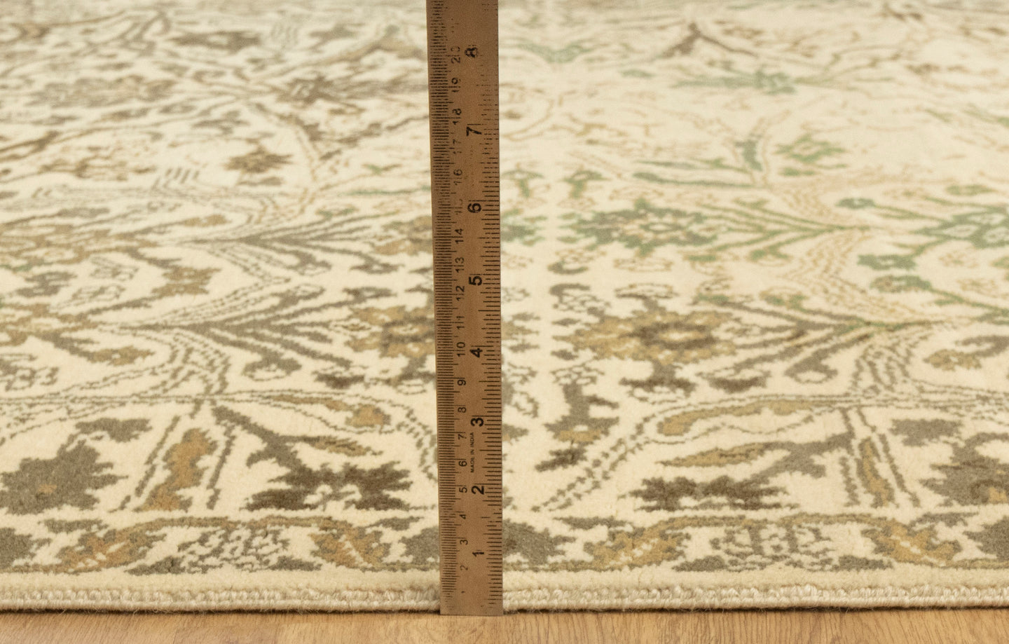 9x12 Zeigler Beige Floral Medallion Persian Style Turkish Woolen Rug | Shritija Rugs | Buy Online Carpet